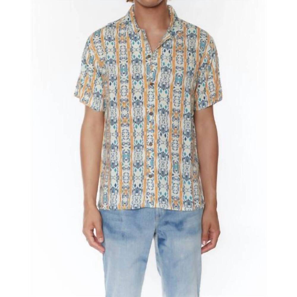 NEW RAGA altata short sleeve shirt in chestnut